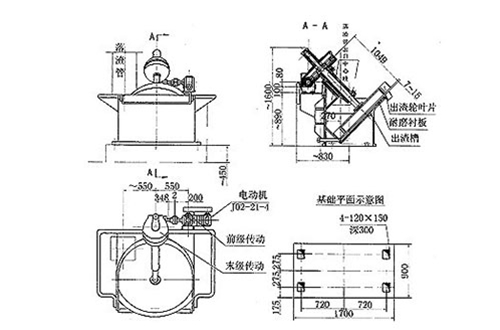 YPL-1型圆盘捞渣机